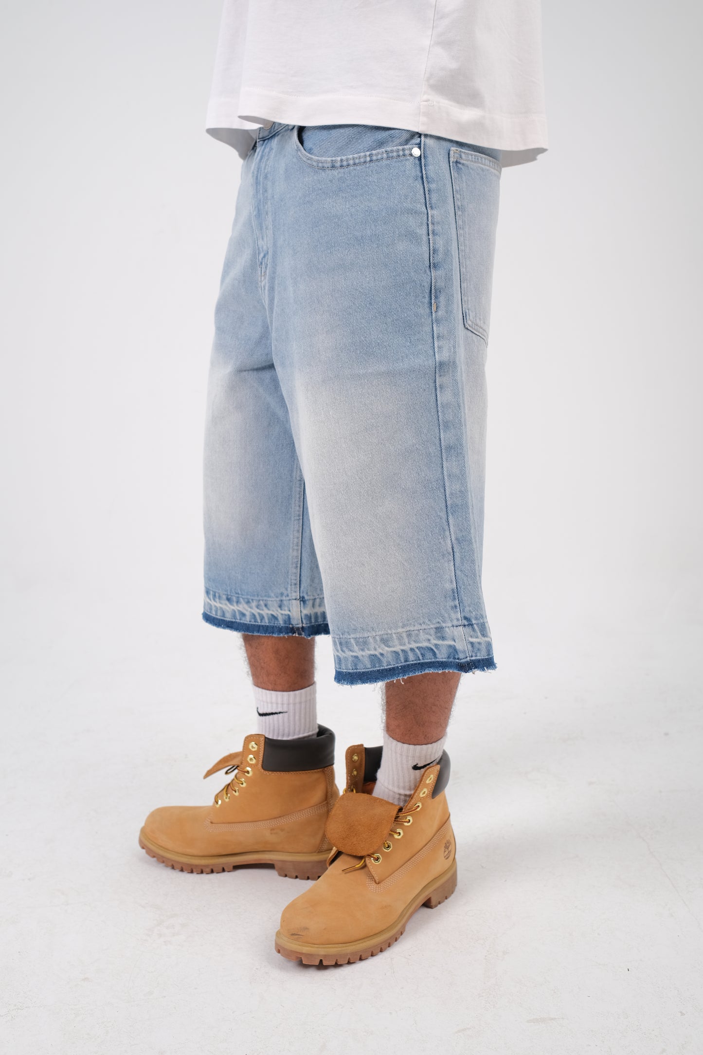 BAGGY FIT DENIM SHORT SPECIAL EDITION UNFINISHED
