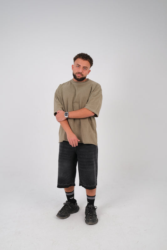 BAGGY FIT DENIM SHORT SPECIAL EDITION UNFINISHED